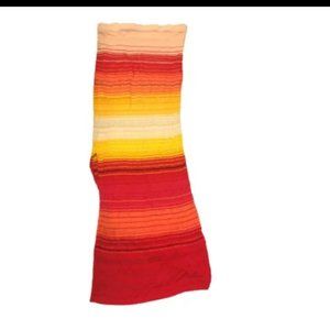 Haute Hippie Womens Rainbow Stripe Maxi Skirt Sz L